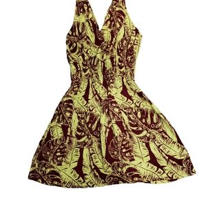 Hula Bay Girl Hawaiian Dress Purple XL-17